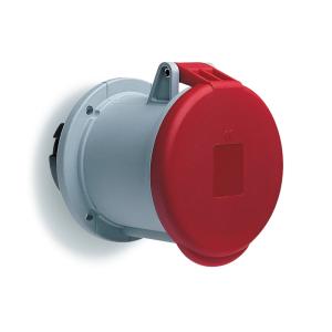 Amphenol Wall Socket 63A CEE 363-6 IP44 Panel Red