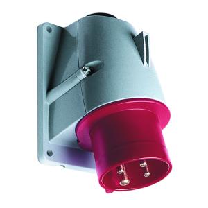 Amphenol Wall Socket 63A 415V CEE 363-6 IP44 UTV Red