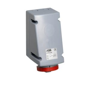 Amphenol Wall Socket 32A CEE 432-6 IP67 UTV Red