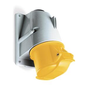 Amphenol Wall Socket 16A CEE 216-4 IP44 UTV Yellow