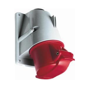 Amphenol Wall Socket 32A CEE 332-6 IP44 UTV Red