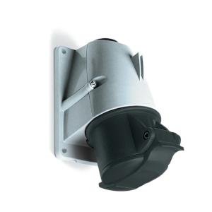 Amphenol Wall Socket 32A CEE 332-7 IP44 UTV Black