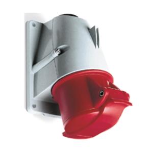 Amphenol Wall Socket 32A CEE 432-6 IP44 UTV Red