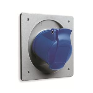 Amphenol Wall Socket 16A CEE 216-6 IP44 Panel Blue