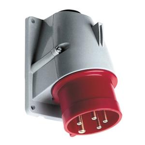 Amphenol Wall Socket 32A CEE 432-6 UTV IP44 Red