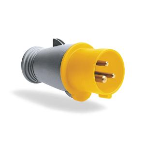 Amphenol Plug 32A 232-P4 IP44 Yellow