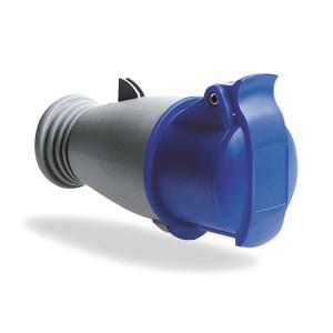 Amphenol Connector Socket 32A 200-250V IP44 Blue