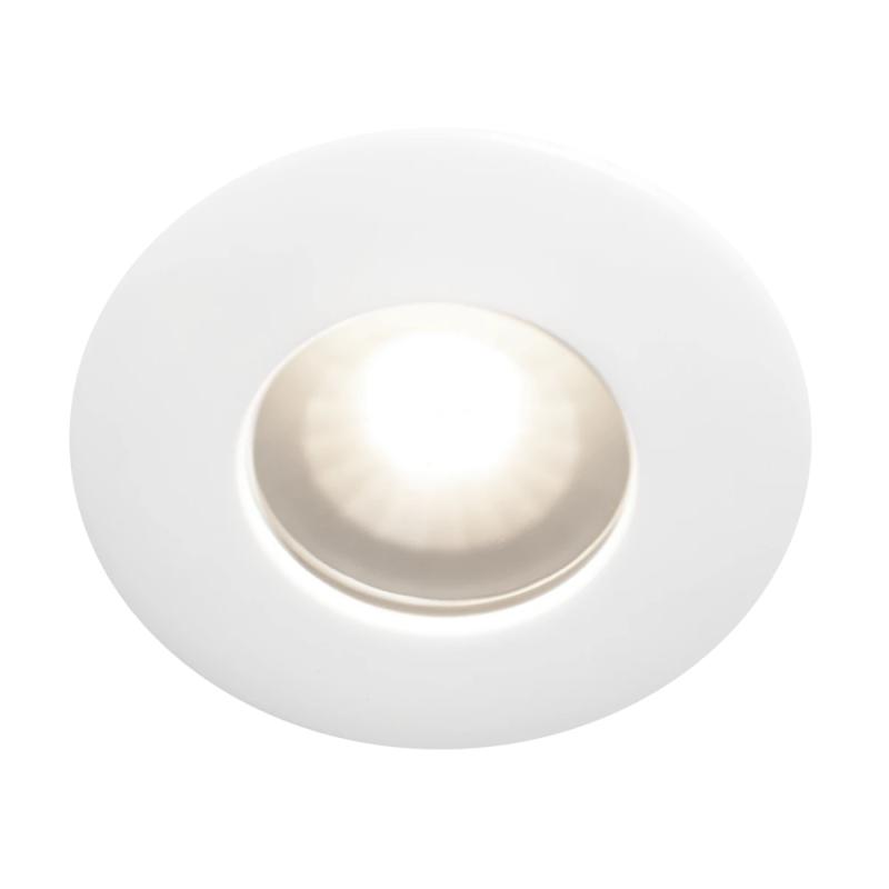 Downlight LED 1208 4,7W 12V 350lm 2700K IP44 Vit HideaLite