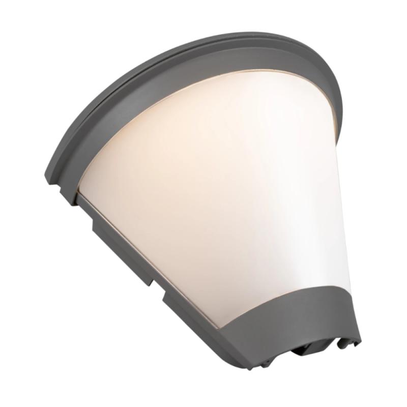 Väggarm Pave Wall 3,5-18W 220-240V 310-1940lm IP65 Opal Grå HideaLite