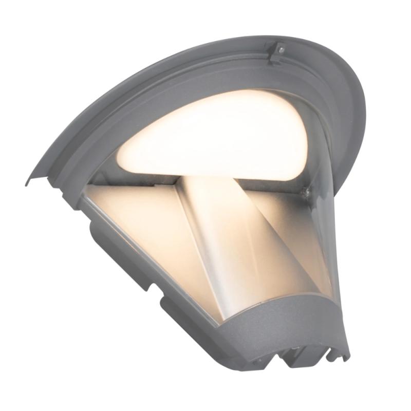 Väggarm Pave Wall Top 3,5W-18W 220-240V 310-1940lm IP65 Grå HideaLite