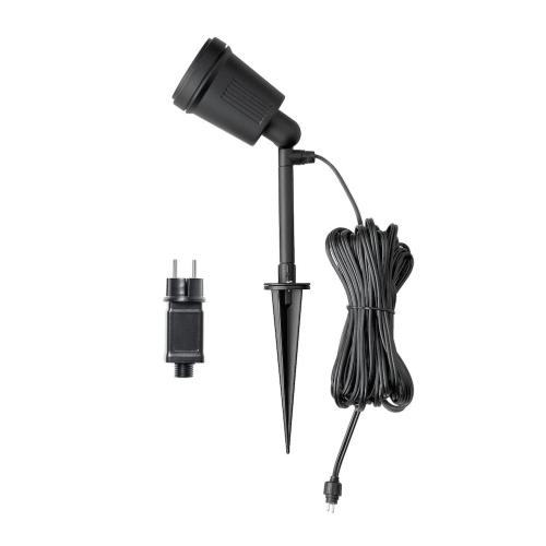 Amalfi LED Spot 4x1W 12V IP44 Svart Konstsmide