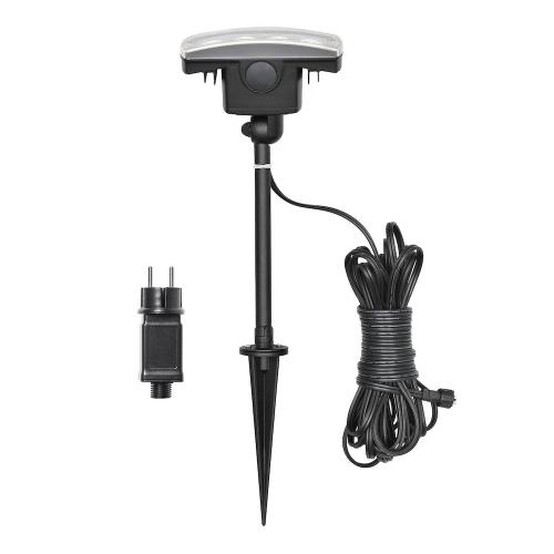 Amalfi LED Spot Stor Inklusive Transformator 4x1W 12V IP44 Svart Konstsmide