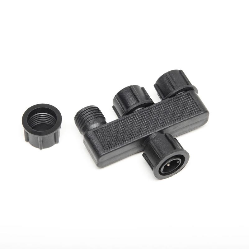 Split Til 12V System 3 Udtag IP44 Sort Konstsmide