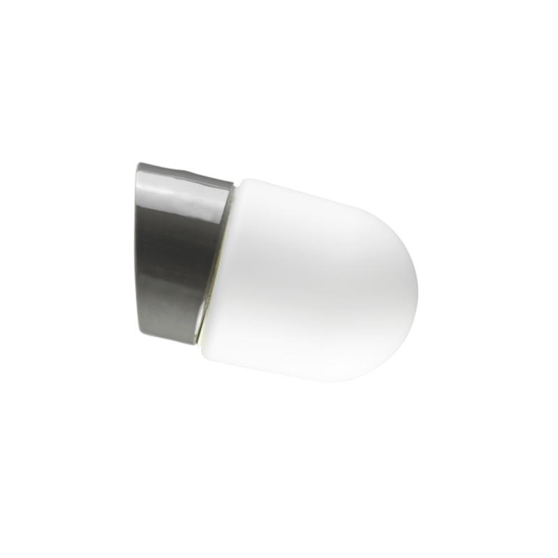 Fridhem, 75W, 230V, IP54, Vinklet E27, Grå, IFÖ ELECTRIC