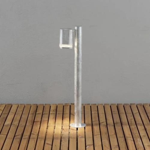 Modena Havepæl Med Pæl GU10 230-240V IP44 Galvaniseret Konstsmide