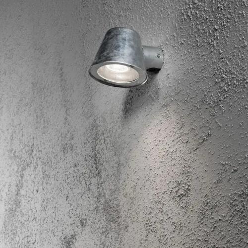 Trieste Væglampe GU10 230-240V IP44 Galvaniseret Konstsmide