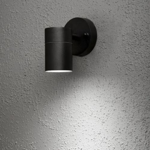 Modena Wall Light Down GU10 230-240V IP44 Black Konstsmide