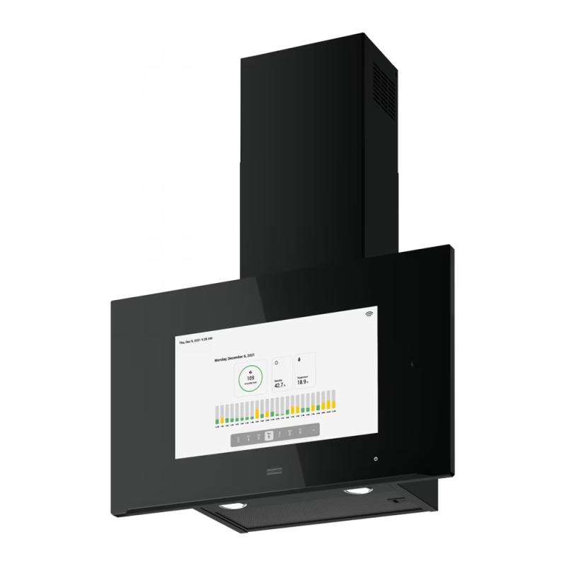 Franke Fan AQ Sense Flat 80 Sort Glas