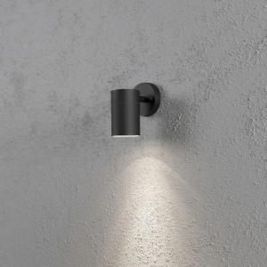 Modena Vägglykta Ned GU10 230-240V IP44 12cm Svart Konstsmide