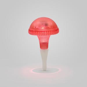 Assisi Svamp Solcellslampa LED Röd, Konstsmide