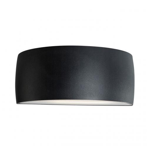Væglampe Vasa, Grafit, LED, 8,3W, 3000K, Norlys 128GR
