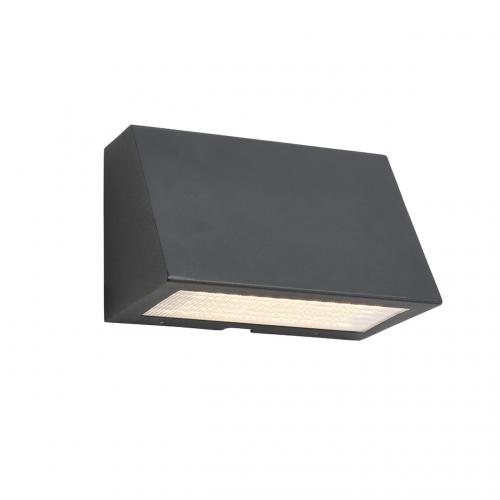 Väggarmatur Ski Led Svart