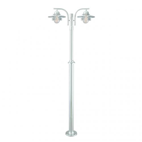 Stolpe Oslo 2xE27 Galv Norlys 242GA