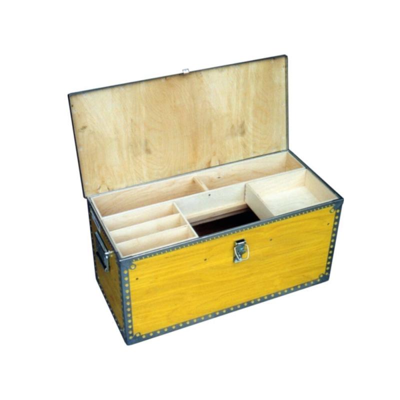 Plywoodlåda Med 3 Lösa Insatser 740x325x345mm Savopak