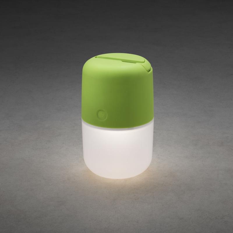 Assisi Solcelle/USB LED 3,7V IP44 Grøn Konstsmide