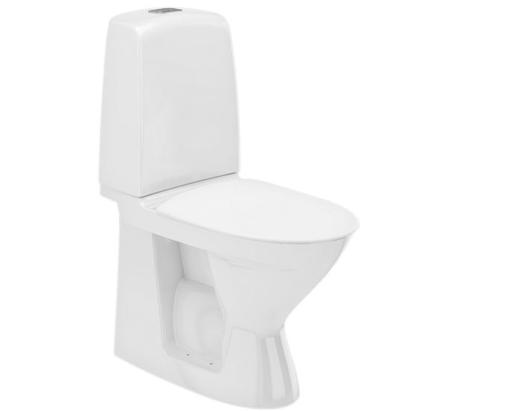 IFÖ Ifö Spira Toalettstol 6260 Inbyggt S-Lås Enkelspolning Rimfree Mjuksits