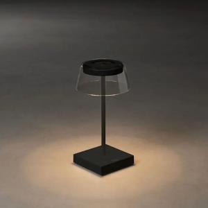 Scilla Table Lamp USB 3.7V IP54 Black Konstsmide