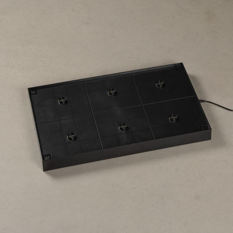 Laddplatta USB Bordslampor 9V/230-240V IP20 Svart Konstsmide