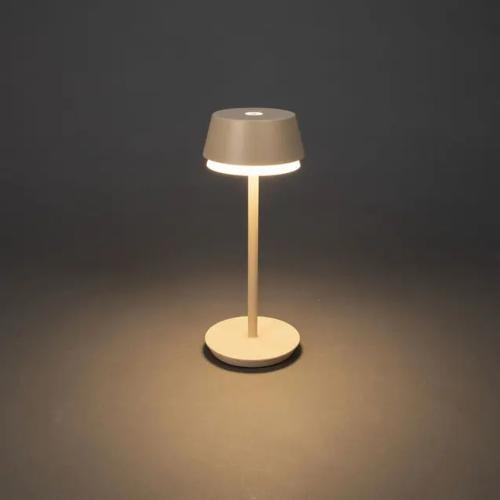 Bordlampe Lyon USB 3,7V IP54 Sand Konstsmide