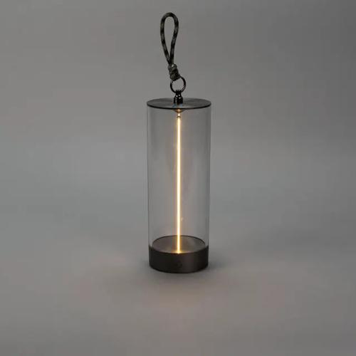 Edison S Bordlampe USB 3.7V 2700K IP54 Mørkegrå Konstsmide