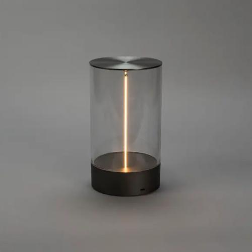 Edison M Bordlampe USB 3.7V 2700K IP54 Mørkegrå Konstsmide