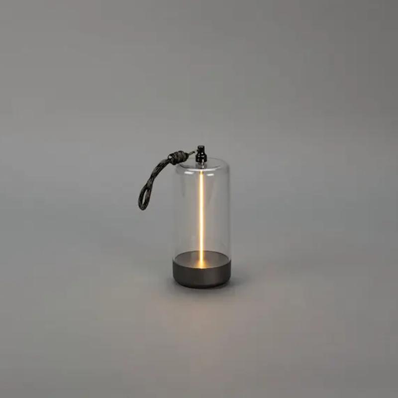 Edison XS Bordslampa USB 3,7V IP54 Mörkgrå Konstsmide