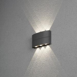 Chieri Wall Light 8W LED Mgrey, Konstsmide