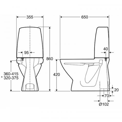 Ifö Sign 686006597 Enkelspolning - 7856900