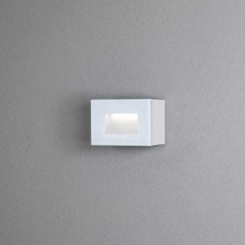 Chieri Vägglykta LED 4W 230-240V IP54 Vit Konstsmide
