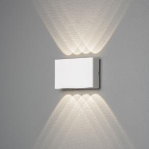 Chieri Wall Light 2x4 LED White, Konstsmide
