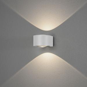 Gela Væglampe Op/Ned Hvid LED, Konstsmide