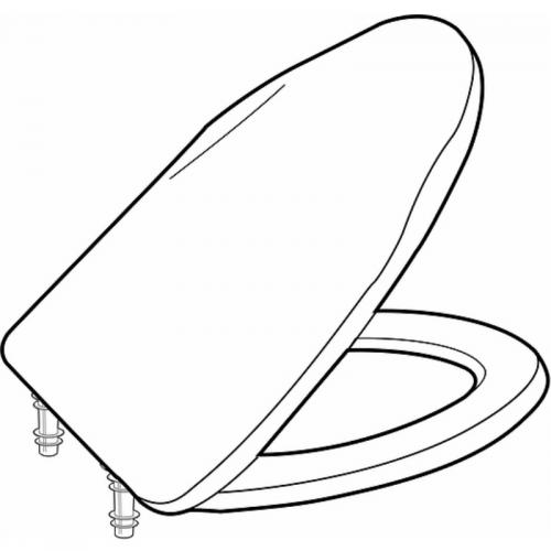 WC-Sits Ifö Cera Vit Mjuksits Med Lock 99420 - 7921868