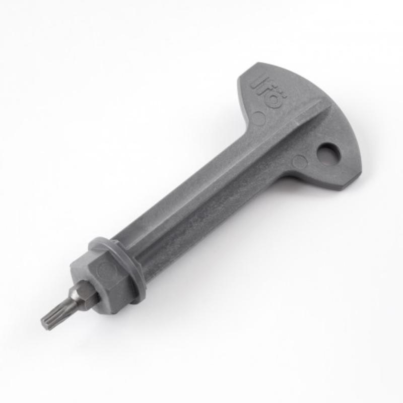 Cisternenøgle Skilt 105x143x1mm Sølv Geberit