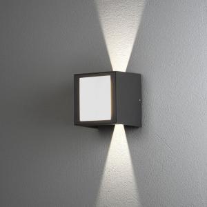 Cremona Wall Light HP LED 3x3W Dark Grey, Konstsmide