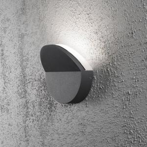 Matera Wall Light, 5W LED, Dark Grey, IP54, Konstsmide