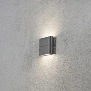 Chieri Wall Light LED 2x3W 230-240V IP54 Dark Grey Konstsmide