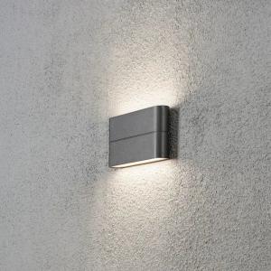 Chieri Wall Light LED 2x6W 230-240V IP54 Dark Grey Konstsmide