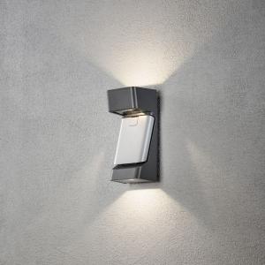 Ravenna Wall Light LED Dark Gray 12W, Konstsmide