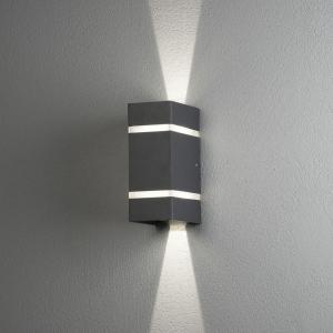 Cremona Wall Lamp HP LED Dark Grey, Konstsmide