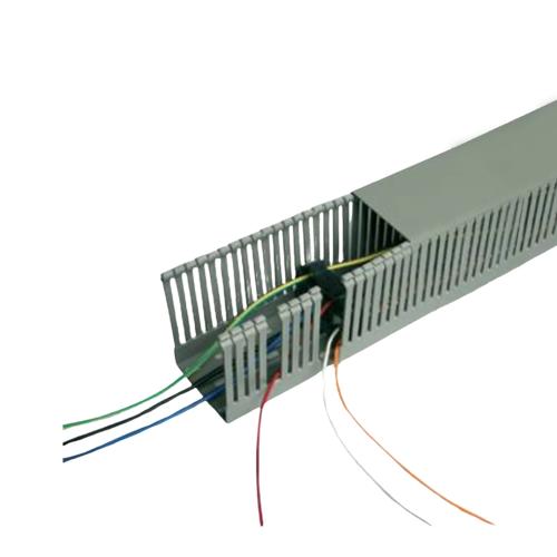Canalplast Kabelkanal 25x40mm 2m Slitsad Grå 5st